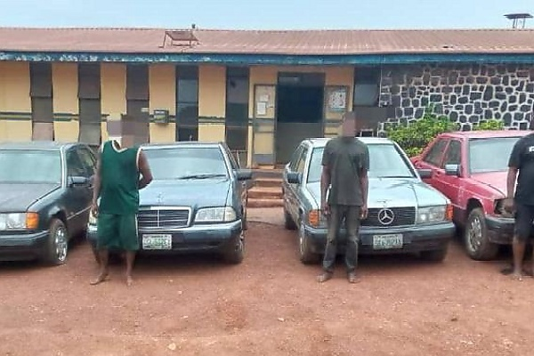 Four Stolen Mercedes Cars, Numerous Car Keys Recovered From Car-stealing Syndicate In Enugu - autojosh