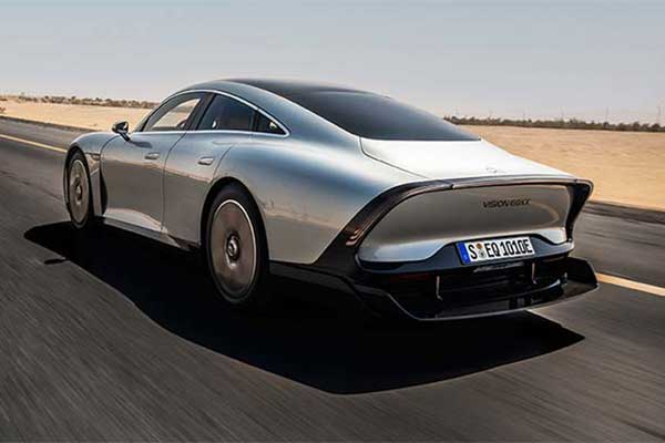 Mercedes-Vision EQXX Concept Does 1000 Km On A Single Charge Again In Dubai