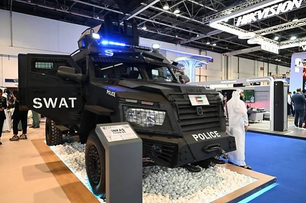 Today's Photos : IGP Egbetokun Checks Out INKAS Titan DS SWAT At The 14th World Police Summit In Dubai, UAE - autojosh 