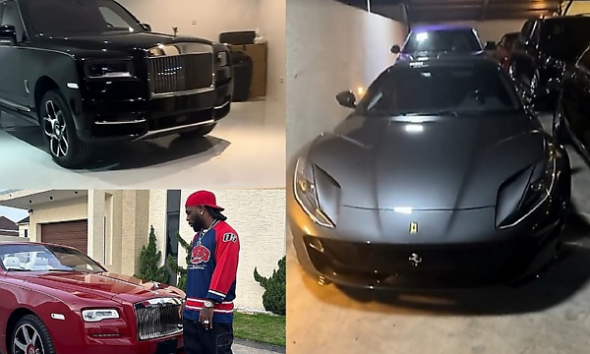 Check Out Luxury Cars Inside Burna Boy's Garage, From Cullinan And Maybach To Aventador To Urus - autojosh