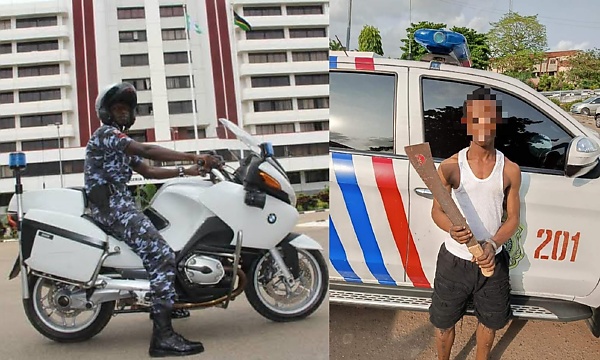 Armed Robber Arrested While Trying To Rob Plain Clothes Patrol Officers Of Their Patrol Bike - autojosh