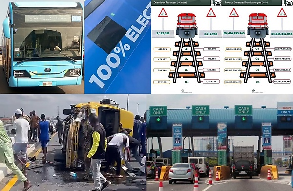 More Electric Buses To Join BRT Fleet, Rail Stats For 2023, Bus Crash On 3rd MB, Lagos-Calabar Coastal Highway Toll Gate, News In The Past Week - autojosh