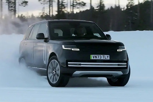 Electric Range Rover Undergoing Cold-weather Testing On The Frozen ...