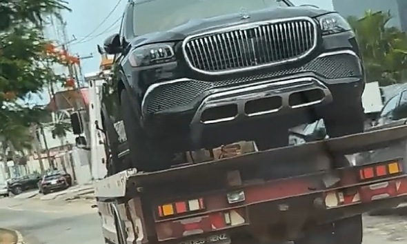 Keep N10M For Repairs, Fekomi CEO Says As He Transports His N300M Mercedes-Maybach SUV To Mercedes Workshop - autojosh