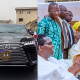 Moment Gov Adeleke Arrived 82nd Birthday Of Ebenezer Obey In His Armored Lexus LX 600 SUV - autojosh
