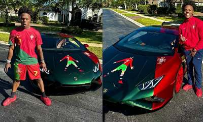 Cristiano Ronaldo’s Fan And YouTuber, IShowSpeed, Buys CR7-themed Lamborghini Huracan - autojosh