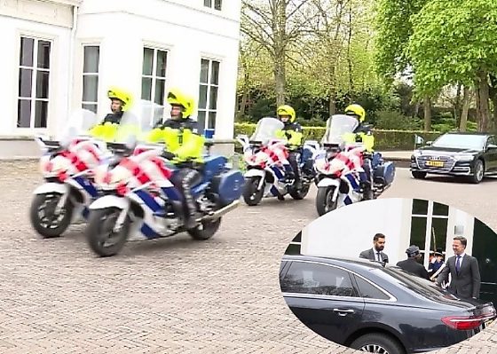 Check Out Tinubu's Convoy While Enroute To Prime Minister Of The Netherlands Residence - autojosh