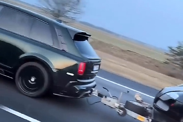 YouTuber Uses Brand New Rolls-Royce Cullinan Worth N700 Million To Tow ...