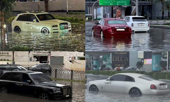 Today's Photos : Several Rolls-Royces Drowned In Dubai Flood - But Can They Be Fixed? - autojosh