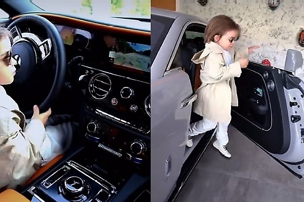 Watch A 3 Year Old Expertly Drive His Dad's Ferrari SF90, Rolls-Royce Spectre And A Mercedes Semi Truck - autojosh 