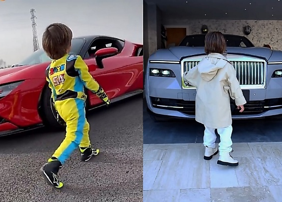 Watch A 3 Year Old Expertly Drive His Dad's Ferrari SF90, Rolls-Royce Spectre And A Mercedes Semi Truck - autojosh