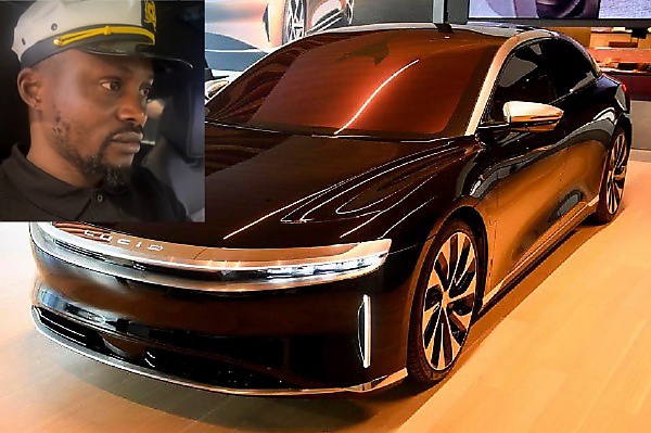 Actor Jigan Baba Oja Checks Out Lucid Air In U.S, Hopes To Buy The $70,000 Ultra-luxury Electric Sedan - autojosh