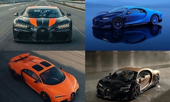 Today's Photos : Some Of The Finest Bugatti Chiron Family Lineups - autojosh