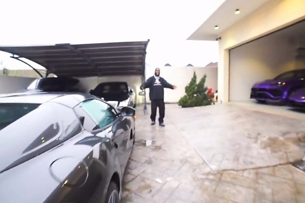 Burna Boy Takes ‘Egungun Of Lagos’ On A Tour Of His Car Collection, Featuring Rolls-Royces, Lamborghinis, Maybachs - autojosh 