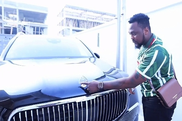 Burna Boy Takes ‘Egungun Of Lagos’ On A Tour Of His Car Collection, Featuring Rolls-Royces, Lamborghinis, Maybachs - autojosh 