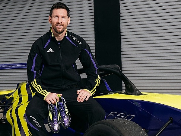 Lionel Messi Poses With F1 Race Car, Which Can Go As Fast As The Newly Launched Adidas F50 Boots - autojosh 