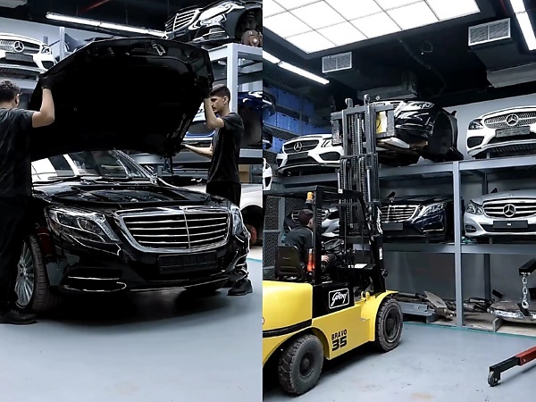 Watch Auto Technicians Disassemble A 2015 Mercedes-Benz S-Class To Sell Its Parts - autojosh 