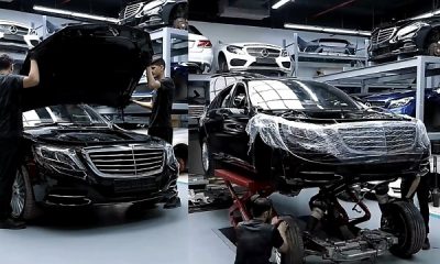 Watch Auto Technicians Disassemble A 2015 Mercedes-Benz S-Class To Sell Its Parts - autojosh