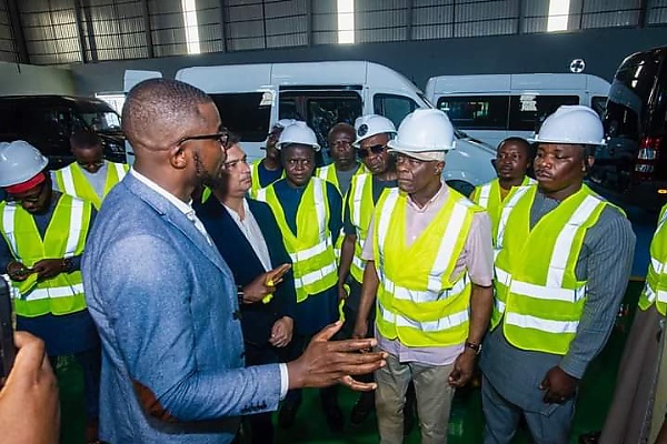 PCNGi : NADDC Boss, Minister of Finance Tours JET Motors CNG Buses Assembly Plant In Lagos - autojosh 