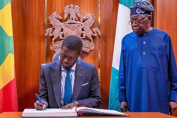 Tinubu Welcomes President Bassirou Faye Of Senegal To The State House - autojosh 