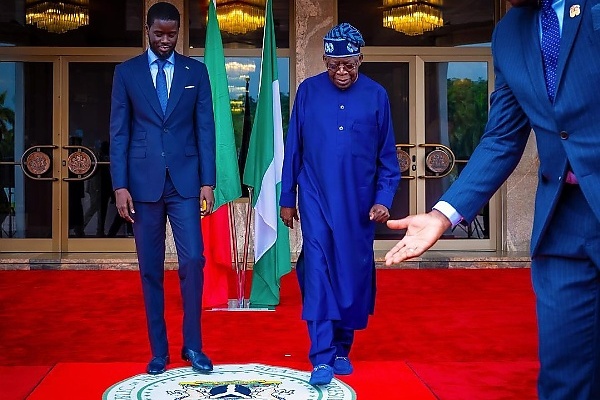 Tinubu Welcomes President Bassirou Faye Of Senegal To The State House - autojosh 