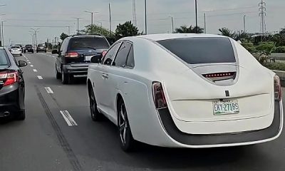 Toyota Venza Designed To Look Like $13M Rolls-Royce Spotted Cruising Majestically On The Nigerian Road - autojosh