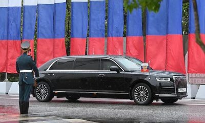 Vladimir Putin Sworn-in For A Record 5th Term, Chauffeured In Armored Aurus Senat L700 Limousine - autojosh