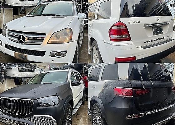 Lagos-based Bebex Workshop Shows Off Before/After Upgrade Of Mercedes GL450 To Mercedes-Maybach GLS 600 - autojosh