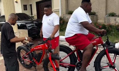Cubana Chief Priest Want To Loose Weight, Buys Mercedes-Benz ML 500 Fat Tyre Bicycle Worth N1.4 Million - autojosh