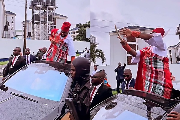 Moment Davido Pulled Up In Style To The Venue Of His Wedding In Mercedes-Maybach S-Class By Virgil Abloh - autojosh 