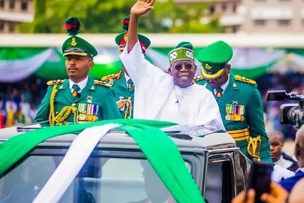 Democracy Day: Moment President Tinubu Slipped While Mounting The Parade Vehicle At Eagles Square - autojosh 