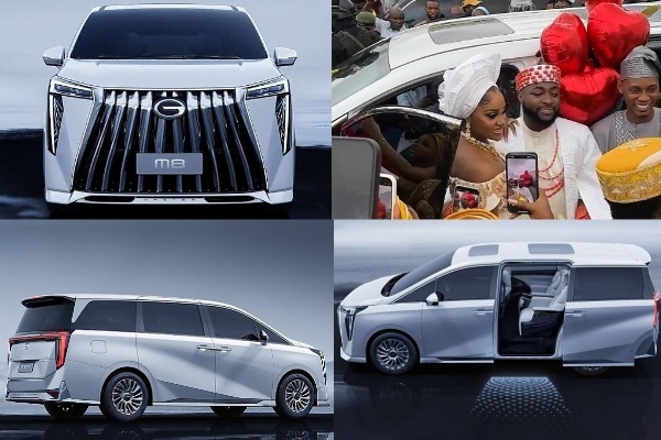 GAC GN8 (M8) Minivan : Davido And Chioma’s Wedding Gift Boasts A Massive Grille, First Class Interior (Photos) - autojosh