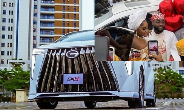 GAC Motor Nigeria Presents Brand New GAC GN8 Minivan To Davido And Chioma As Wedding Gift - autojosh