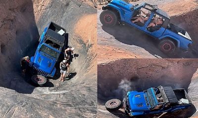 Jeep Gladiator Driver Shears Off A Wheel While Tackling The Rocky Hell’s Revenge Trail - autojosh