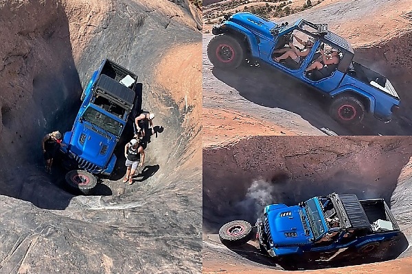 Jeep Gladiator Driver Shears Off A Wheel While Tackling The Rocky Hell’s Revenge Trail - autojosh