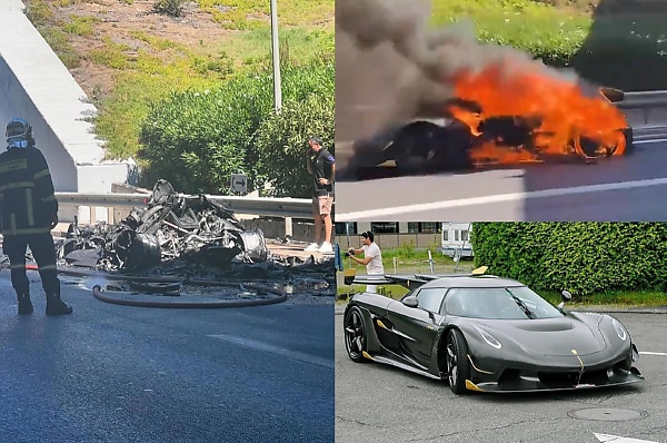 $3 Million Koenigsegg Jesko Hypercar Burns To The Ground While Taking Part In Tour - autojosh