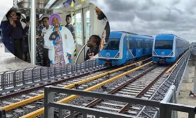 Lagos First Lady Took 230 Boys On Industrial Tour, Rode In Blue Line Train From Marina To Alaba Station - autojosh