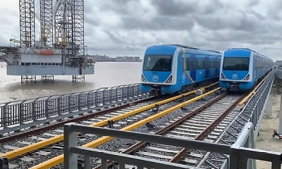 Lagos First Lady Took 230 Boys On Industrial Tour, Rode In Blue Line Train From Marina To Alaba Station - autojosh