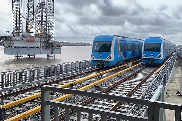 Lagos First Lady Took 230 Boys On Industrial Tour, Rode In Blue Line Train From Marina To Alaba Station - autojosh