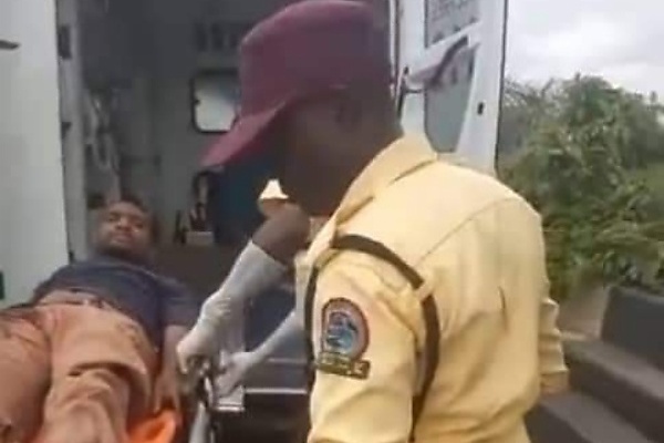 LASTMA Rescues Korope Driver After Crashing Into A Culvert While Using A Mobile Phone - autojosh
