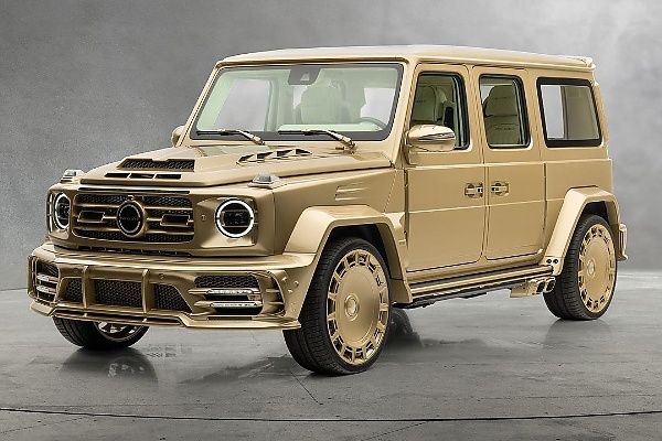 Photos : All-new Mansory P900 EWB Gold Edition Is A Stretched G-Class With Suicide Doors - autojosh 