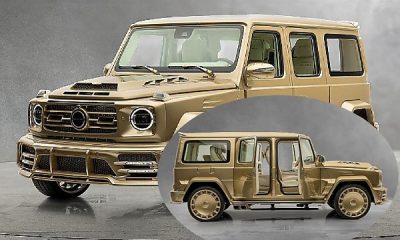 Photos : All-new Mansory P900 EWB Gold Edition Is A Stretched G-Class With Suicide Doors - autojosh