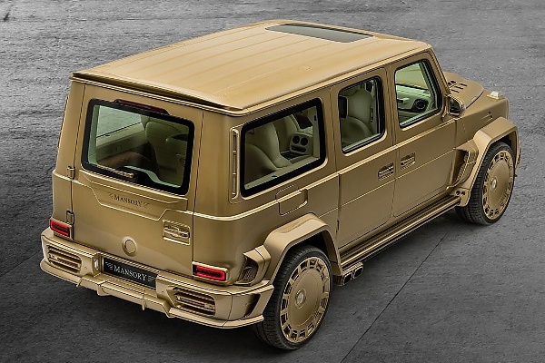 Photos : All-new Mansory P900 EWB Gold Edition Is A Stretched G-Class With Suicide Doors - autojosh 