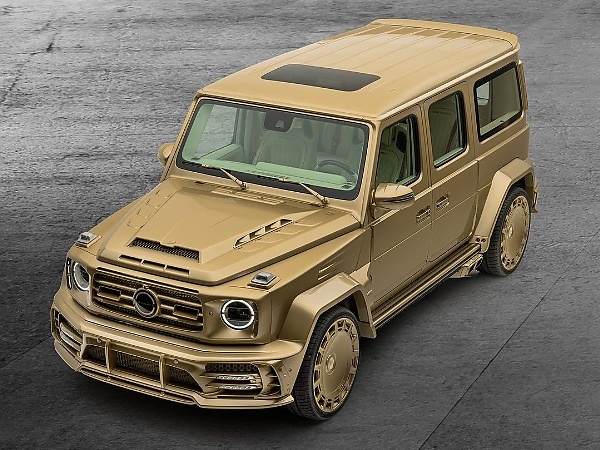 Photos : All-new Mansory P900 EWB Gold Edition Is A Stretched G-Class With Suicide Doors - autojosh 