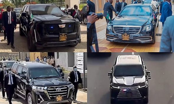 Today's Photos : President Tinubu's Official Cars Since Inauguration - autojosh