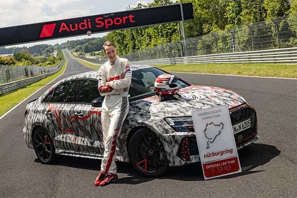 Renewed Audi RS3 Sedan Set New Lap Record At The Nürburgring