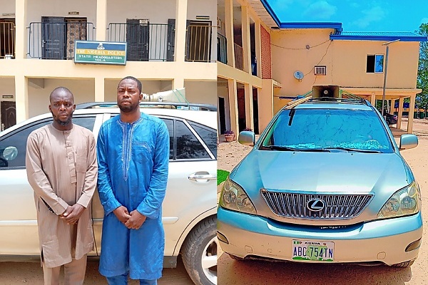 Transborder Car Thieves Arrested In Adamawa While En Route To Sell A Stolen Lexus RX In Cameroon - autojosh