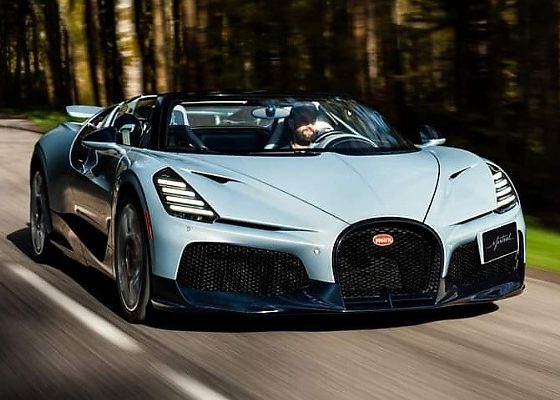 Bugatti's Open-top W16 Mistral Roadster Enters Final Testing Phase - autojosh