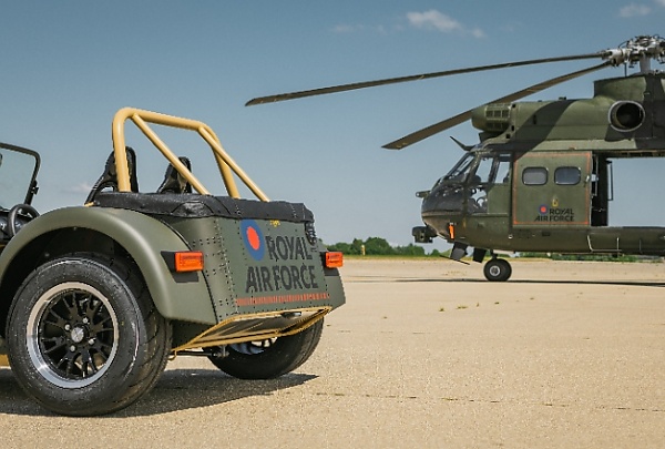 Caterham And Royal Air Force Unveils One-off Sports Car Built From Retired Helicopter's Parts - autojosh 