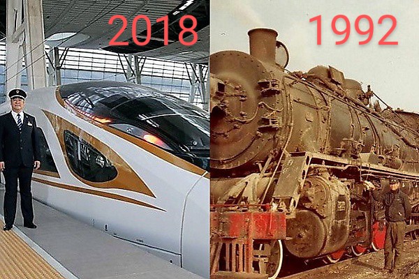 Meet Chinese Who Rose From Driving 60 km/h Steam Locomotives To 350 km/h Bullet Trains - autojosh